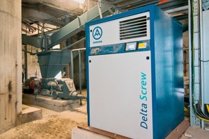  1 Aerzen Delta Screw unit for the transport of cement dust from the electric filter 