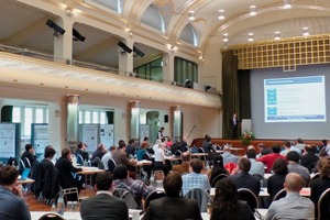  Dr. Wolfgang Dienemann, HeidelbergCement Technology Center, welcomed the around 80 attendees to the Portland Forum in Leimen 
