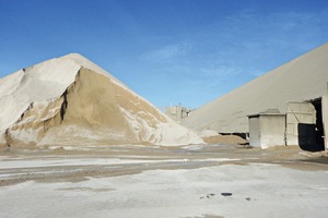  3 Limestone and other raw material is taken from trucks and barges, and stored in outdoor­ piles 