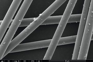  2 SEM image of basalt fibers 