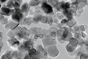  4 TEM image of nano-TiO2 