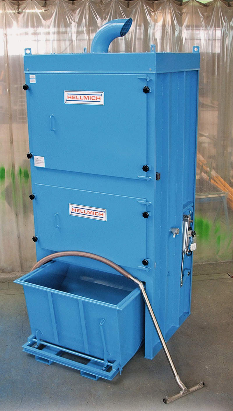 The new HSD central vacuum cleaner Cement Lime Gypsum