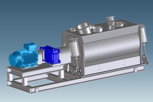  <div class="bildtext_en">1 The quick-drain mixer SEM is equipped with an extra-large pneumatic draining flap </div> 