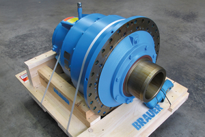  A gear unit repaired by Brauer 