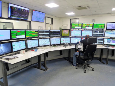 The new control room