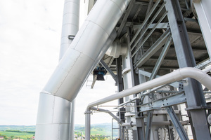  5 The size of the pipes is a good indication of how much process air a PFR kiln needs 