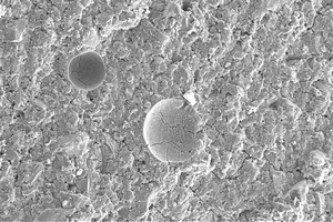  8 SEM image of the 28-day cured AASC3 paste 