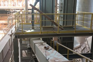  1 Installation and commissioning of the new bucket elevator took hardly more than four weeks 