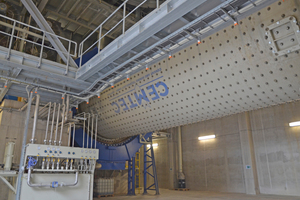  2 A new cement mill with a mill tube measuring 4.5 m in diameter and just above 14 m in length was also installed 