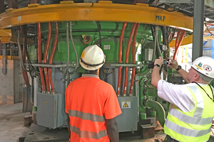  2 Inspection of the COPE drive for the Loesche mill 