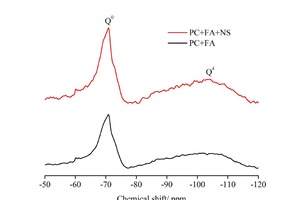  10 29Si MAS NMR spectra of raw materials 