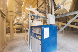  5 Aerzen technology is also used at Knauf, to retransport grinding dust into the raw material preparation 