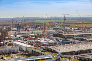  The bauma outdoor exhibition area in 2016 