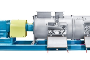  In addition to its exceptional efficiency, part of the sophisticated mixer concept is the universal applicability of the continuous Ploughshare mixer KM 