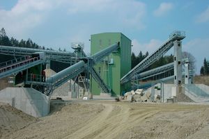  Industrial conveyor systems and turn-key plants for dry building materials 