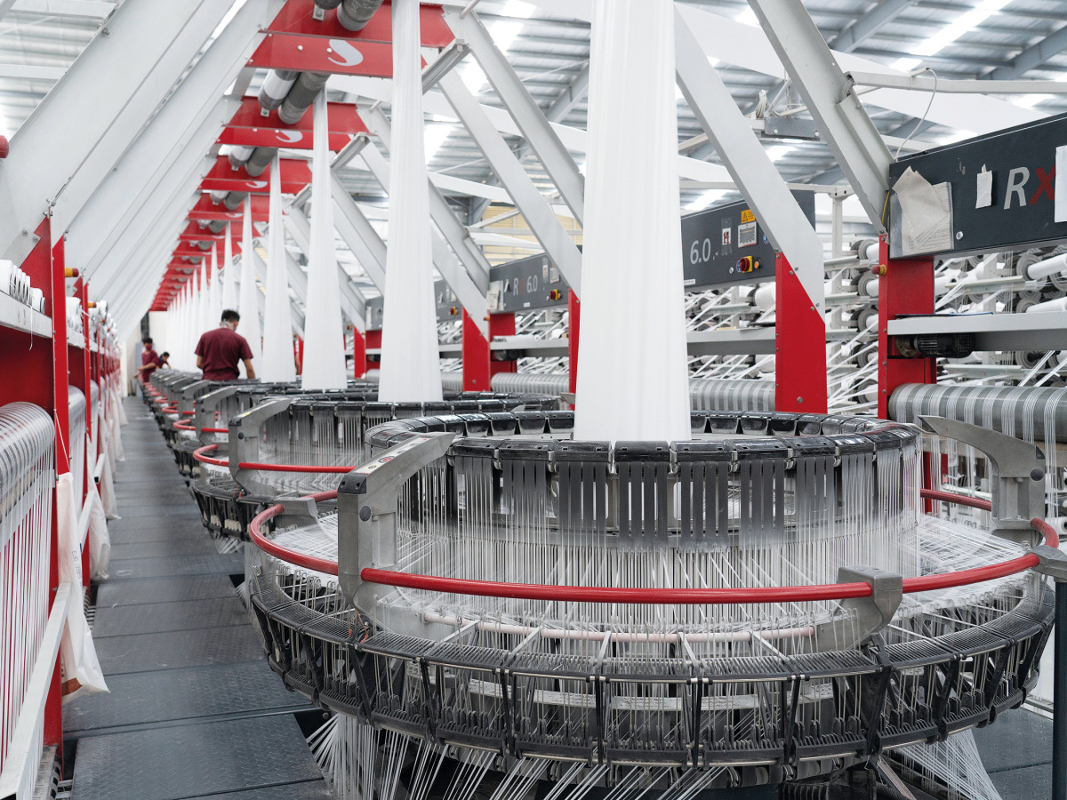 10000 circular looms built in China Cement Lime Gypsum