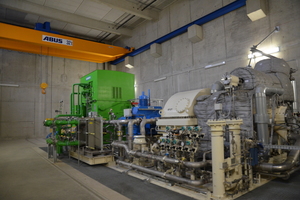  2 Some € 33 million was invested in the waste heat power generating system. The core component of the plant, a turbo-generator, converts unused waste heat into electricity 