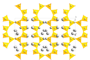  2 Tobermorite structure according to Merlino [16] 