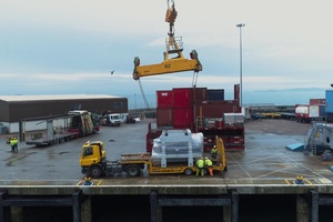  The arrival of the Polaris1800 in Guernsey 