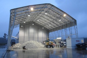  15 Gypsum recycling plant in Germany  