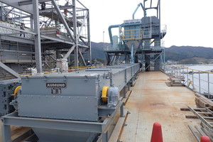  1 Aumund Drag Chain Conveyor type Louise TKF for handling alternative fuels in Taiheiyo Cement’s Ofunato Power Plant in Iwate Prefecture, Japan 