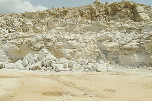  1 Limestone quarry for cement manufacturing 