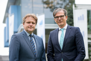  1 The two Managing Directors Hannes Gailer and Michael Junghans focus the Wietersdorfer Group on sustainability and digitalization (f.l.t.r) 