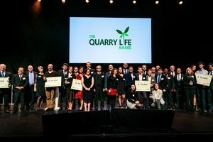  2 Quarry Life Award 2018­ – all winners on stage 