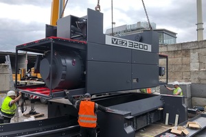  5 Vecoplan extended the system by installing an additional single-shaft pre-shredder from the VEZ 3200 series which generates material with a particle size of less than 250 mm 