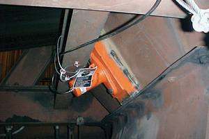  5 A piston vibrator should be installed on a steel channel mounted outside of the chute or vessel 