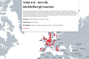  14 Map of decarbonisation projects  