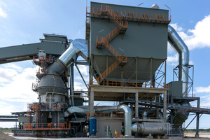  A MVR cement mill of similar size in South Africa 
