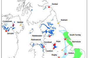  1 Limestone map of the UK  