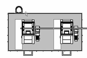  4 Drawing of MDG chain mounted buckets which ensure proper delivery of material 