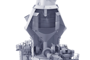  2 Gebr. Pfeiffer – model of MVR vertical roller mill 