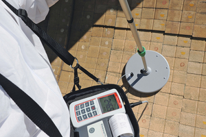  Easy handling and precise measurement: With the StratoTest 4500C by ElektroPhysik, the lining thickness in kilns in the cement and concrete industry can be determined quickly and precisely using an electromagnetic measuring method  
