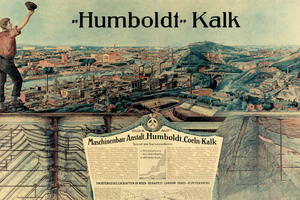  2 A hand-painted advertisement for “Maschinenbau Anstalt Humboldt” from the early 20th century 