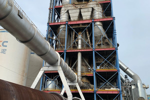  2 Comparison before and after upgradinga) Five-stage preheater before upgrading 
