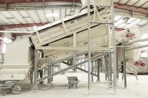  5 Conveying system up to first comminution stage 