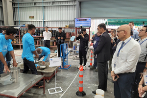  1 Demonstration of EPEG PCEs at CPAC´s concrete laboratory 