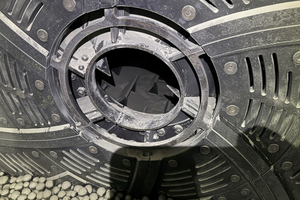  1 Installed Christians Pfeiffer’s Open Lifter Diaphragm for GGBFS processing 