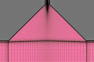  4	Block-structured hexahedral mesh 