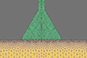  3	Unstructured computational mesh 