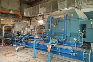 11 Steam turbine of the Kalina process  