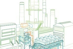  1	Illustration of an ABB heat recovery system 