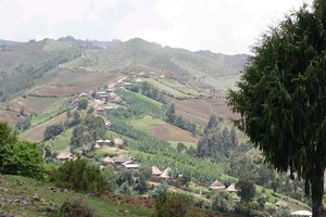  	Ländliches Gebiet 150 km westlich von Addis (Foto Harder) 