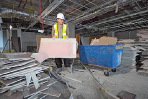  3 Sorting plasterboards 