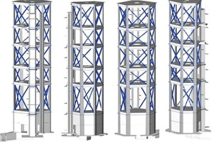  9 Strengthening measures of preheater tower 