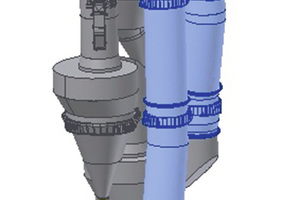  3c PYROCLON® R with combustion chamber for the flexible use of alternative fuels 