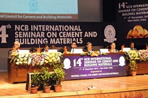  The inaugural board of the 14th NCB International Seminar on Cement &amp; Building Materials in New Delhi/India 